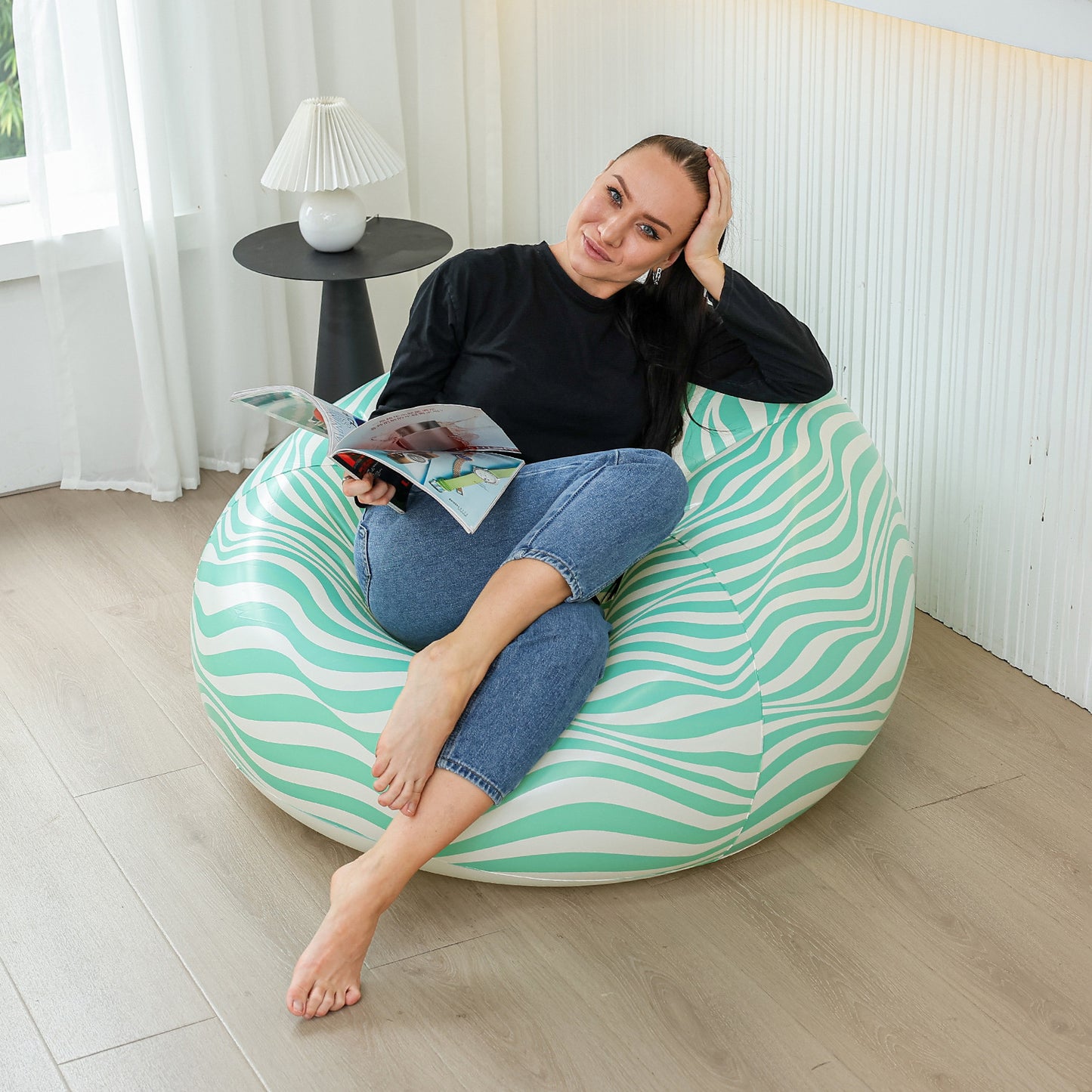 Damen Ergonomische Sitzgelegenheit mit buntem Design Brehn