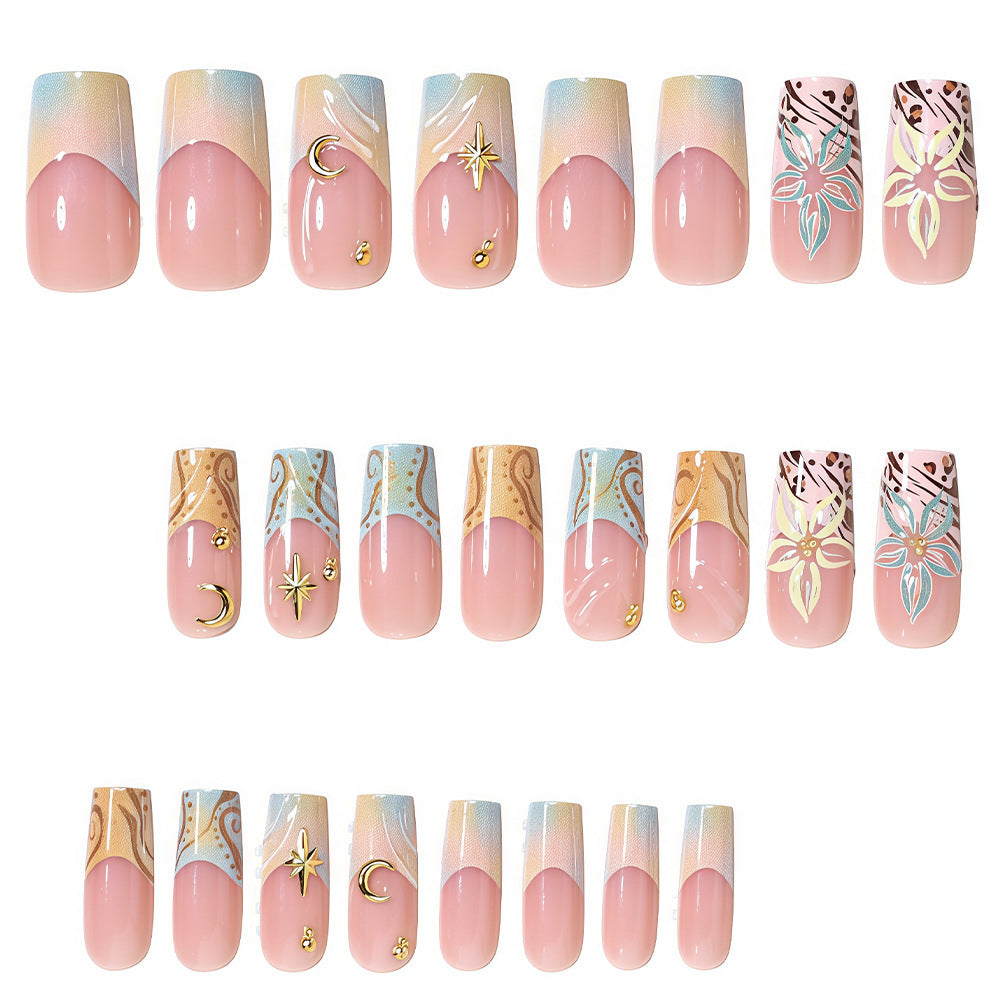 Elegantes Press-On Nagelkunst-Set Brehn