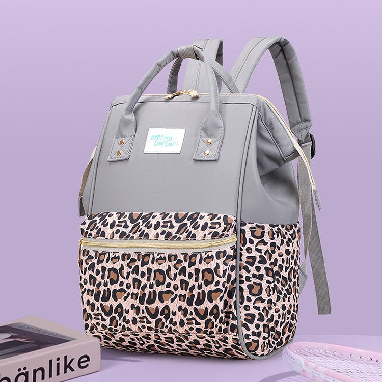 Trendiger Tierdruck Wickelrucksack Brehn
