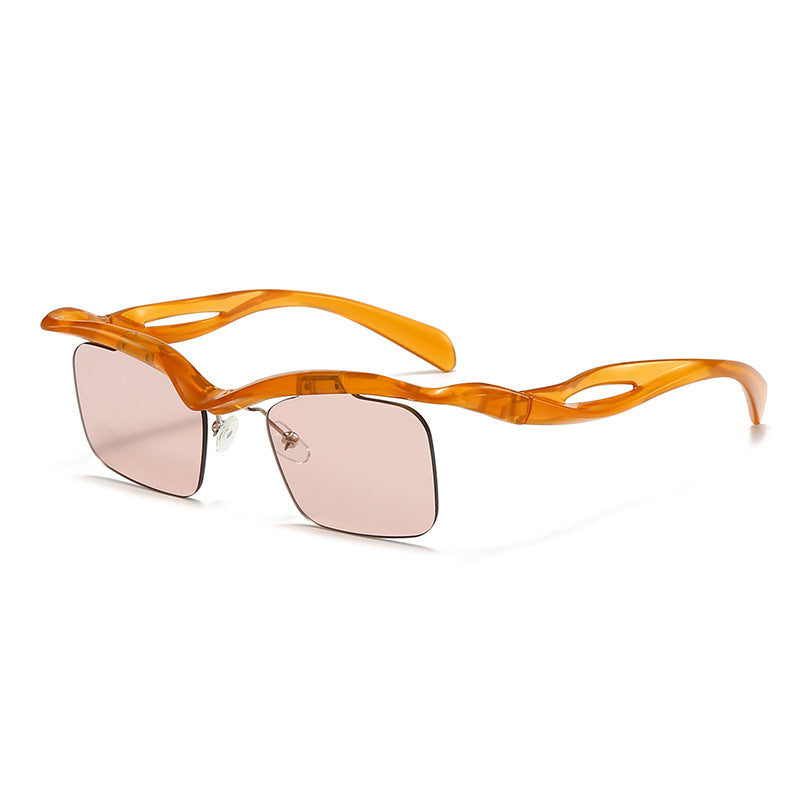 Damen modische Sonnenbrille mit innovativem Rahmen Brehn