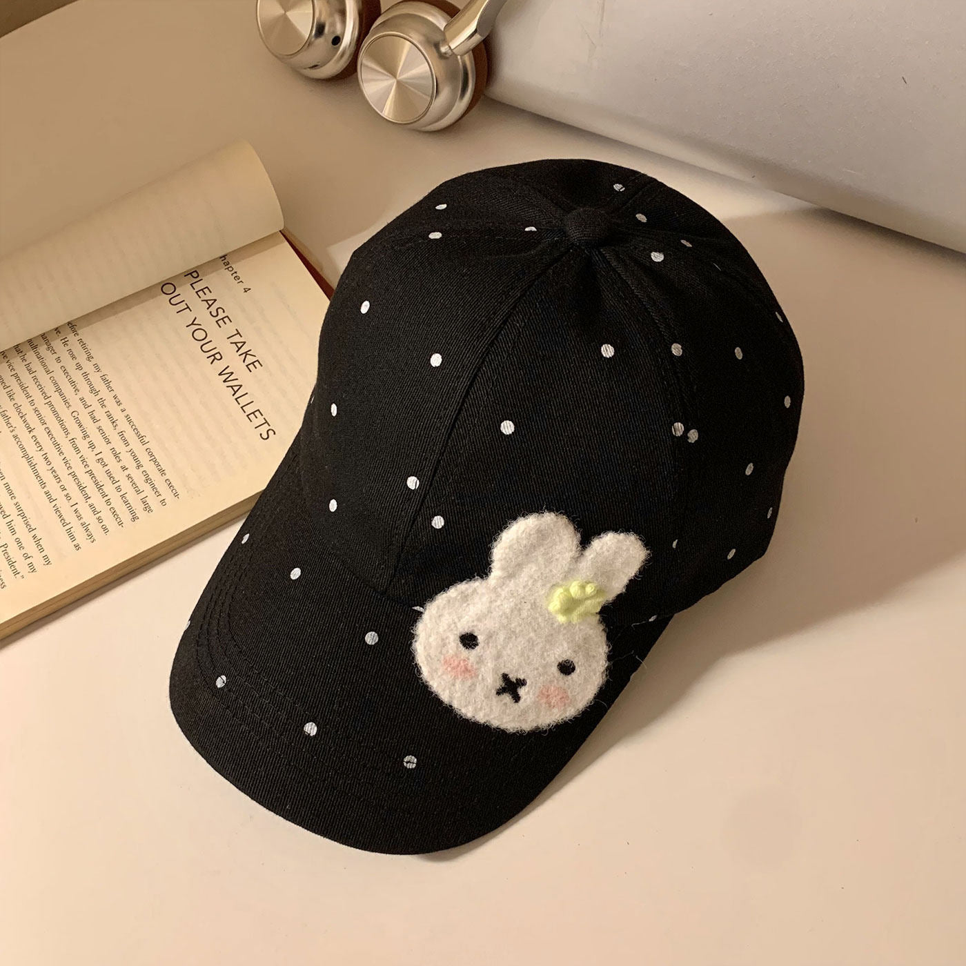 Spaß Polka-Dot Bestickte Baseballmütze