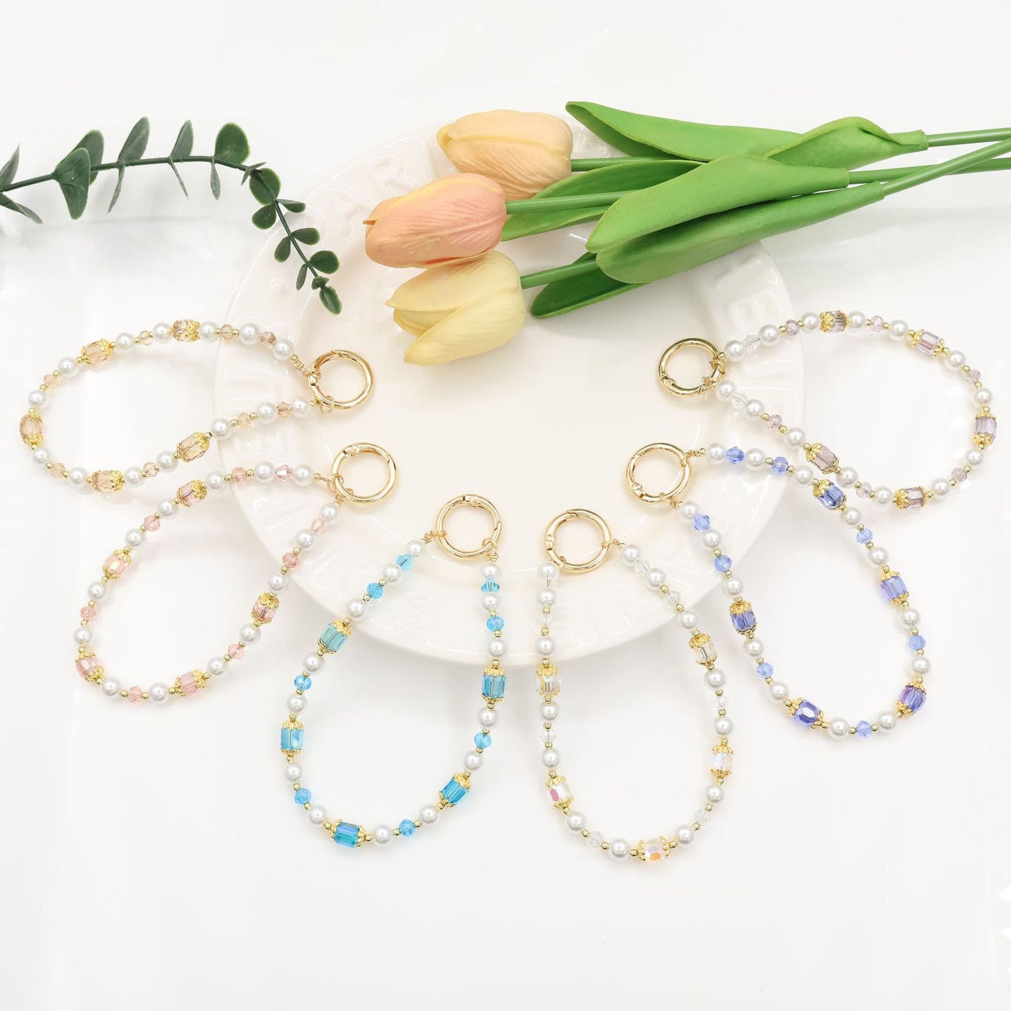Elegante Perlen-Handykette Brehn