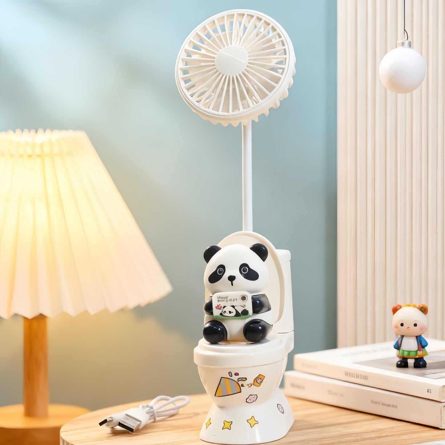 Unisex Kreativer Tischventilator mit bearbeitetem Design Brehn