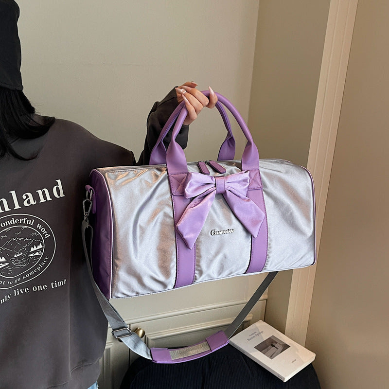Elegante Schleifen-Akzent Duffel-Tasche Brehn