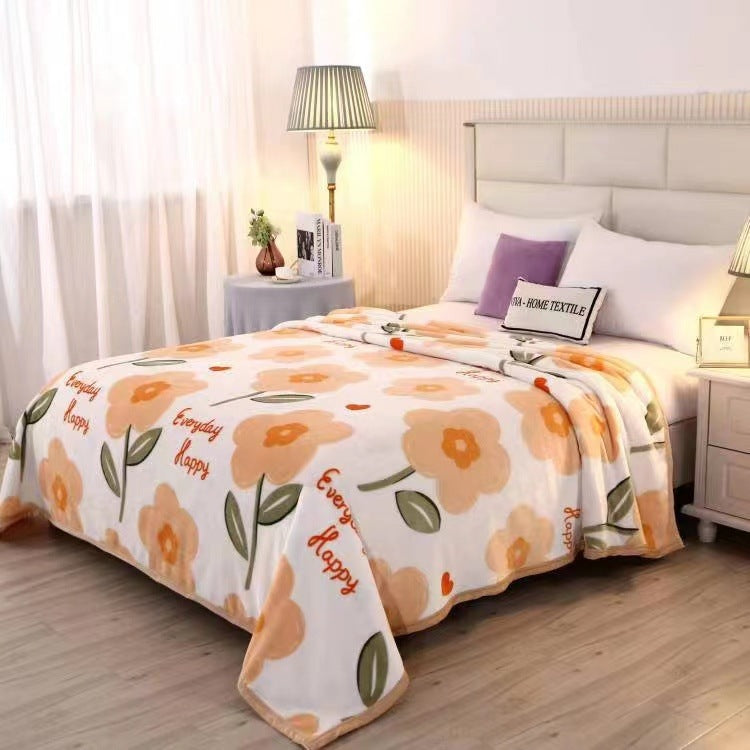 Damen Fluffy Kuscheldecke mit verspieltem Wolkenmuster Brehn