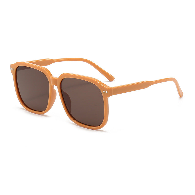 Damen Quadratische Sonnenbrille mit robustem Rahmen und UV-Schutz Brehn
