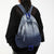 Lässiger Denim Wasch School Rucksack Brehn