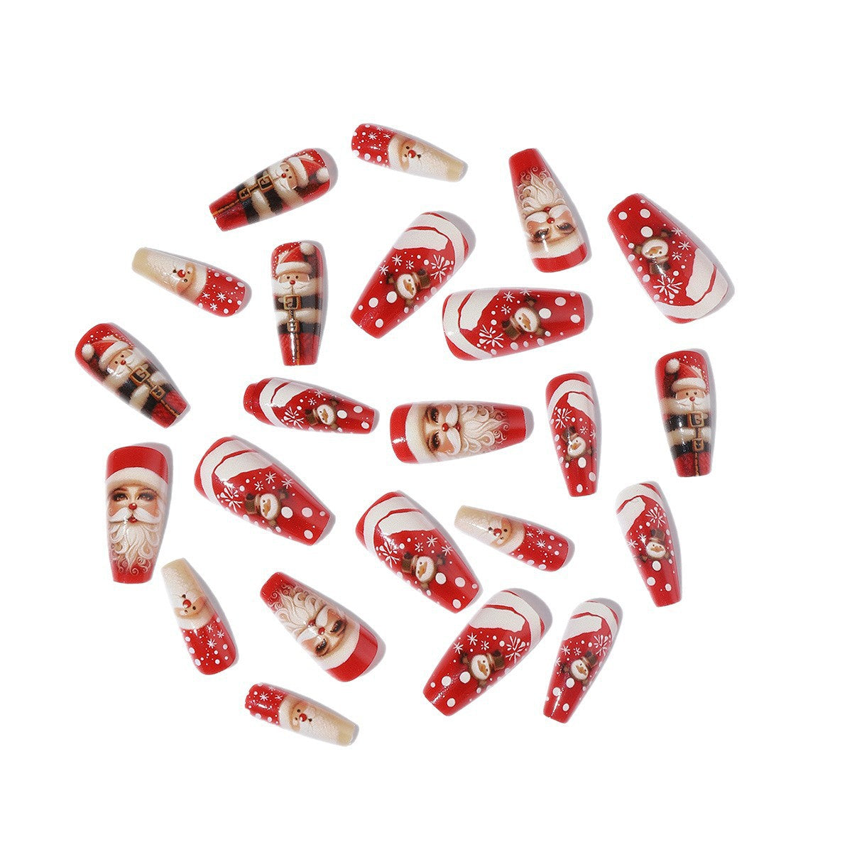 Kunstnagelset mit festlichen Weihnachtsmotiven Brehn 1789119139