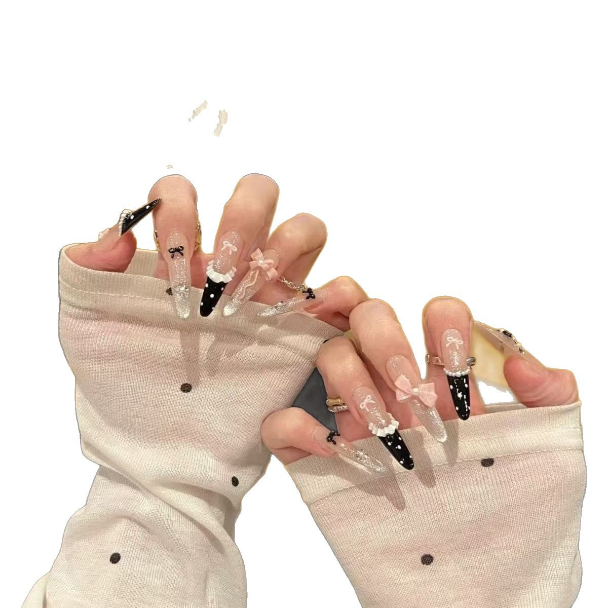 Künstlerisches Stiletto-Nagelset