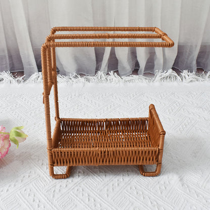 Handgemachter Rattan Aufbewahrungskorb Brehn