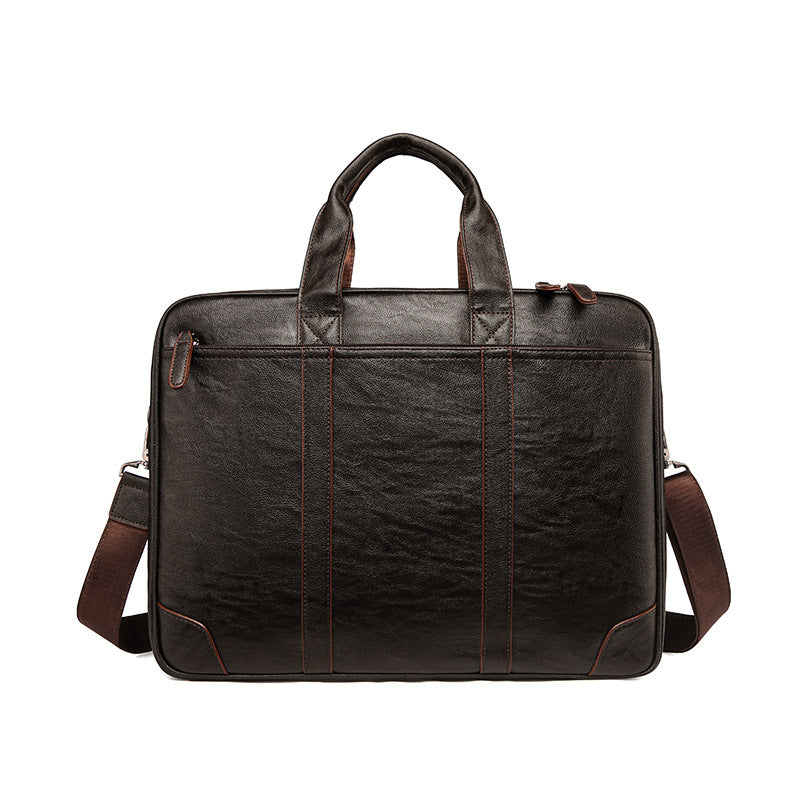 Premium Leder Firmen Aktentasche Brehn