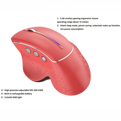 Ergonomische Gaming Maus mit Rgb-Beleuchtung Brehn