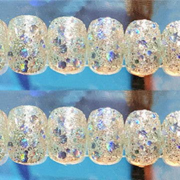 Glitzerndes Gel Aufklebe-Nagelset Brehn