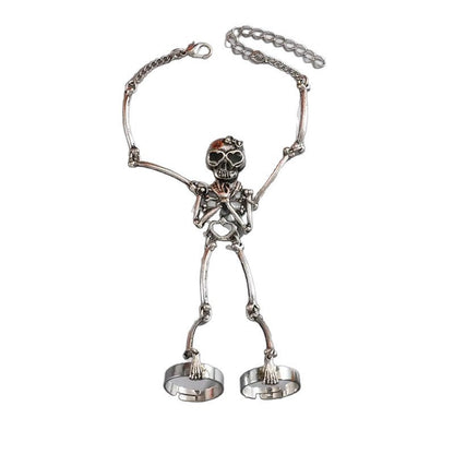 Künstlerische Skelett-Hand-Schmuck Brehn