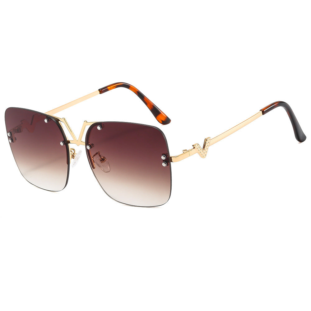 Damen modische Sonnenbrille im stilvollen quadratischen Design Brehn