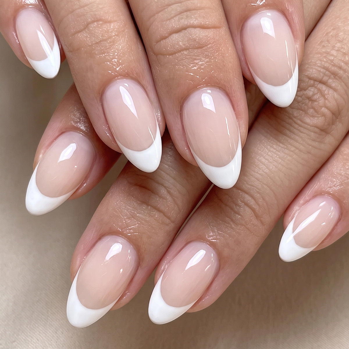 Französische Tip Aufkleber Nagelset