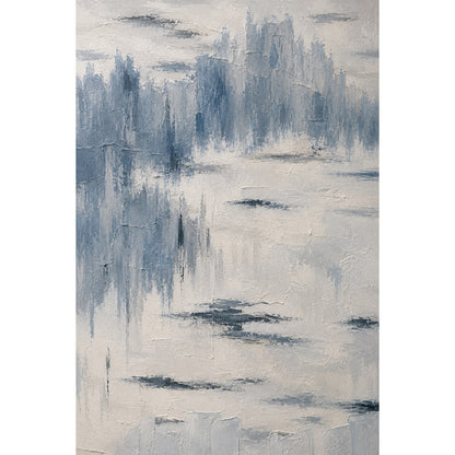 Texturiertes Abstract Leinwandkunst-Druck für Wände