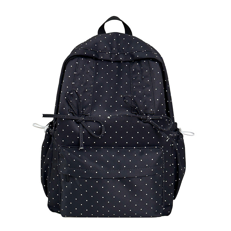 Niedlicher Rucksack mit gepunktetem Muster