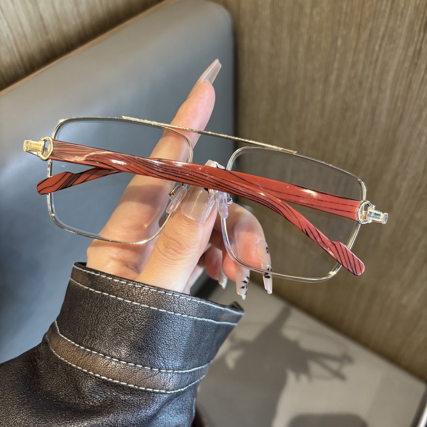 Oversized quadratische Rahmen-Sonnenbrille Brehn