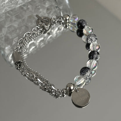 Stilvolles Perlen Charm Armband Brehn