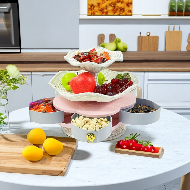 Damen Etagere aus geflochtenem Material Brehn