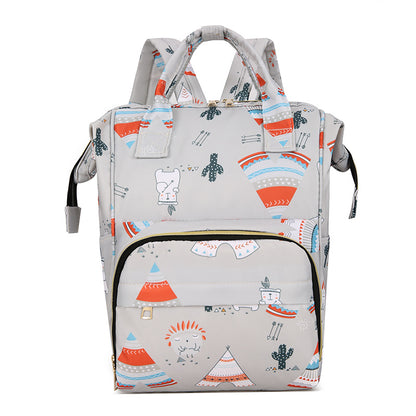 Multi-Zweck Blumenmuster Rucksack Brehn