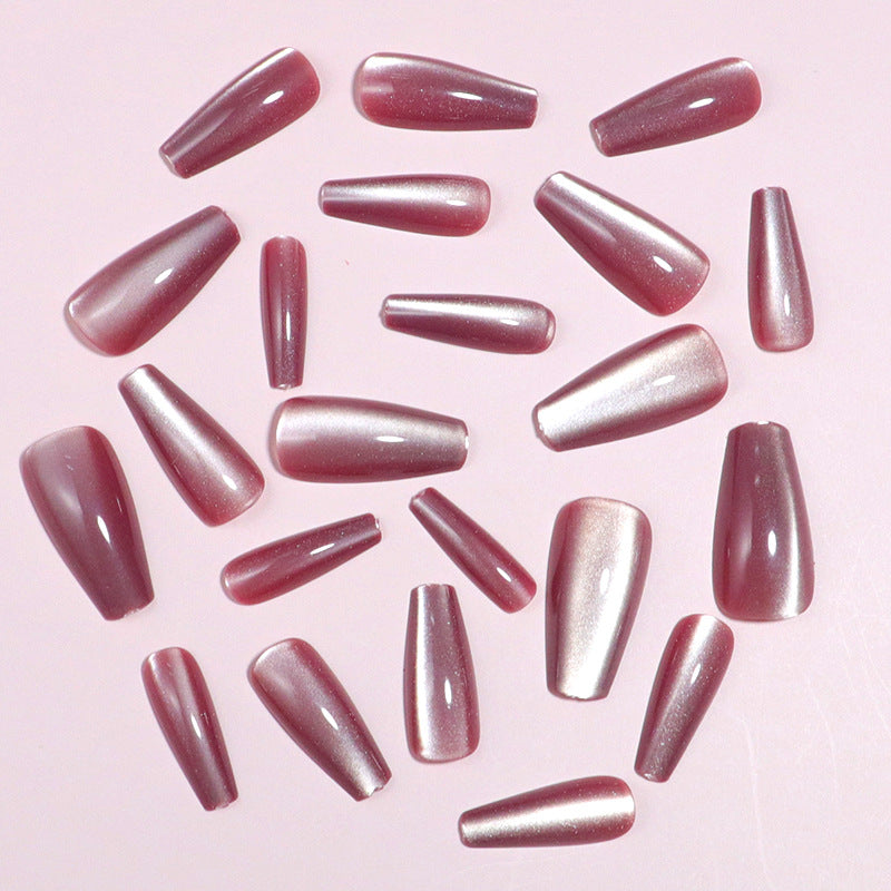 Premium Glänzende Press-On Nagelspitzen Set Brehn