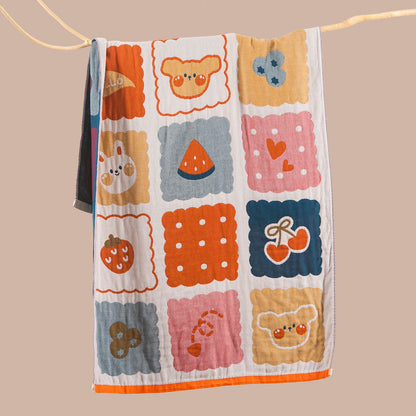 Unisex Kuscheldecke mit niedlichem Bärenmotiv Brehn