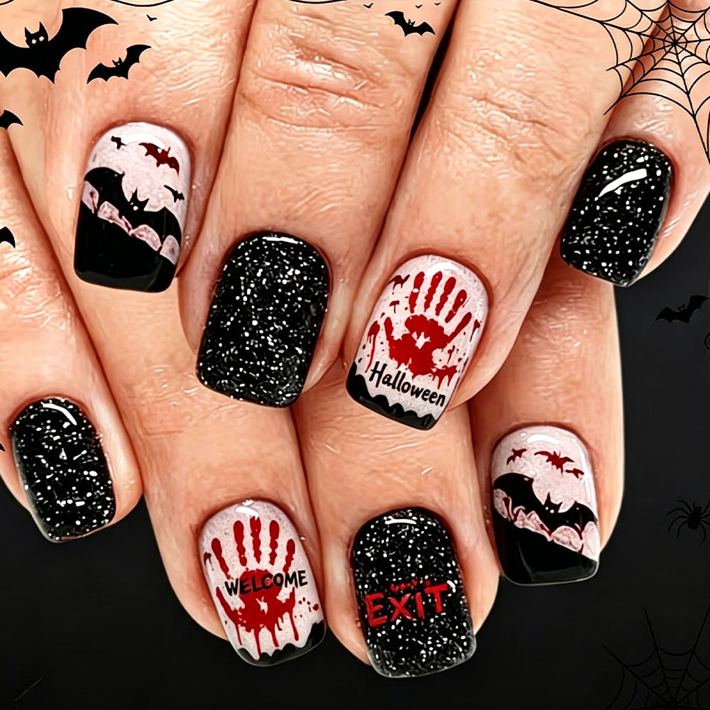 Halloween-Themen Press-On Nail Art Brehn 1787542716