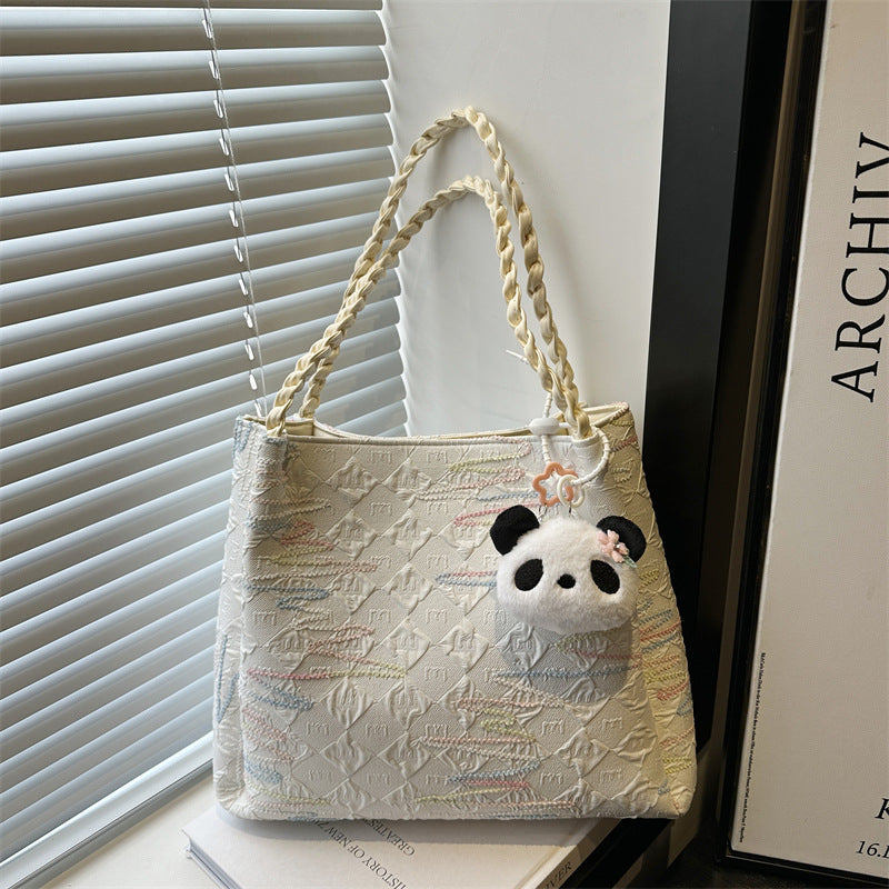 Gepolsterte dekorative Schultertasche Brehn