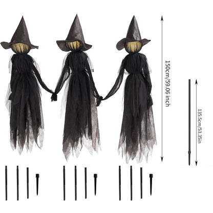 Halloween hängende Hexenfiguren Brehn