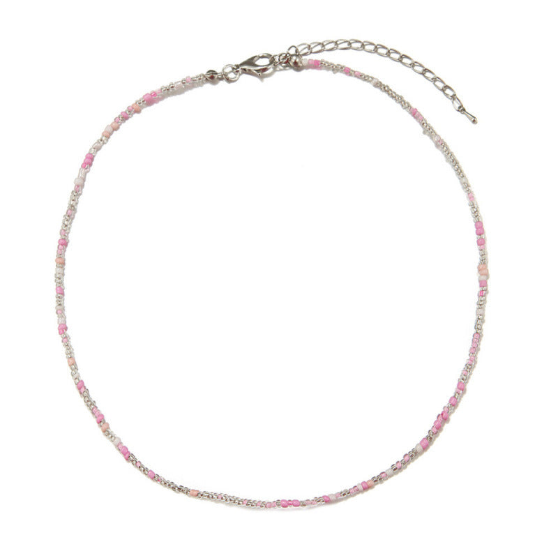 Handgefertigtes Perlen Choker Halsband Brehn