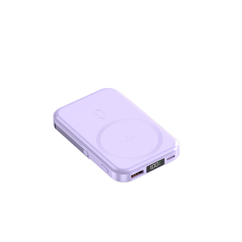Tragbare Qi Powerbank mit Digitaler Anzeige Brehn
