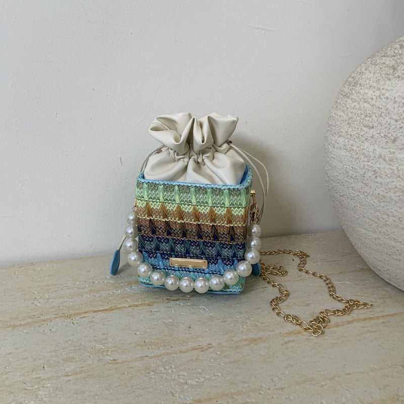 Charmante Mini Kordelzug Schultertasche Brehn