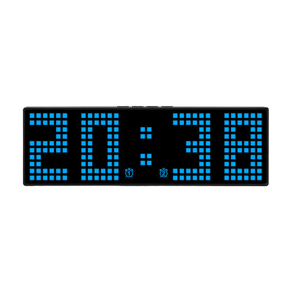 Digitaler LED-Wecker mit Farbwechsel Brehn