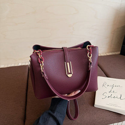 Elegante Leder Handtasche
