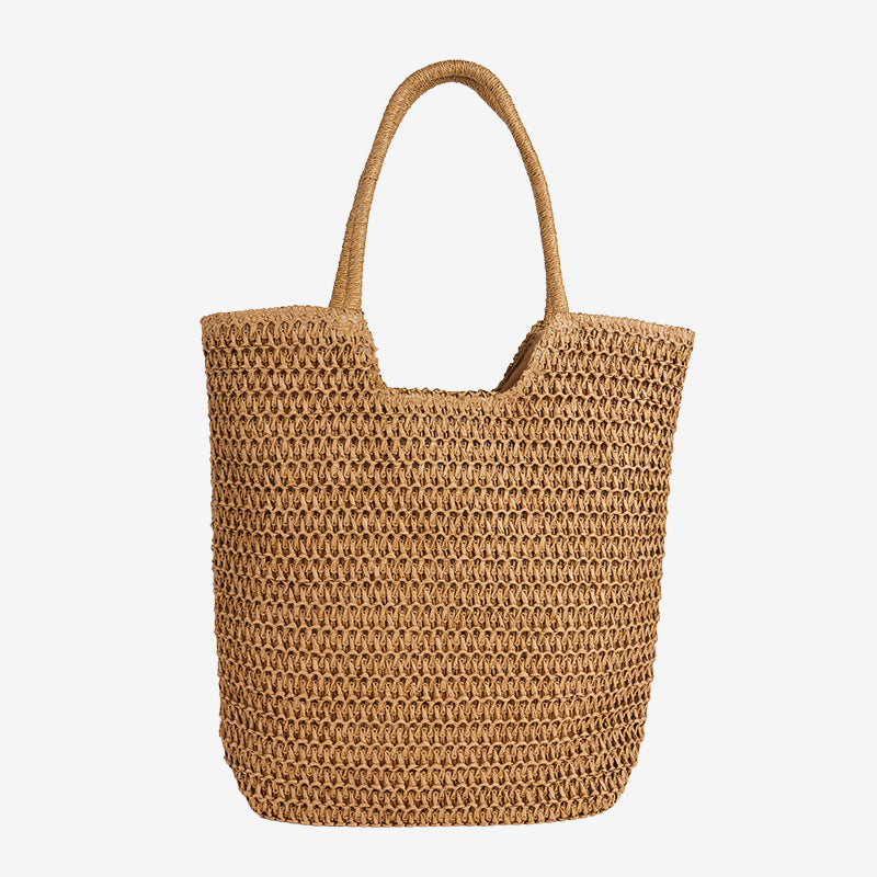 Damen Geflochtene Tragetasche mit weichem Innenfutter Brehn
