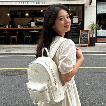 Damen Mini-Rucksack mit Sternenmuster Brehn
