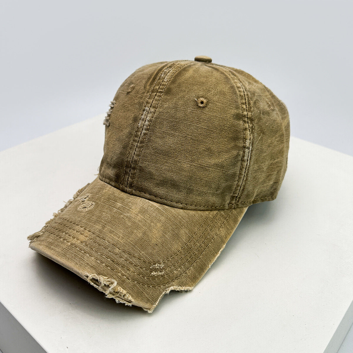 Herren Zerrissene Denim Baseballmütze Brehn