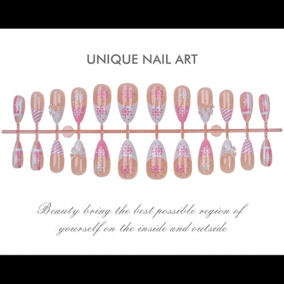 Elegantes Press-On-Nagelkunst-Set Brehn