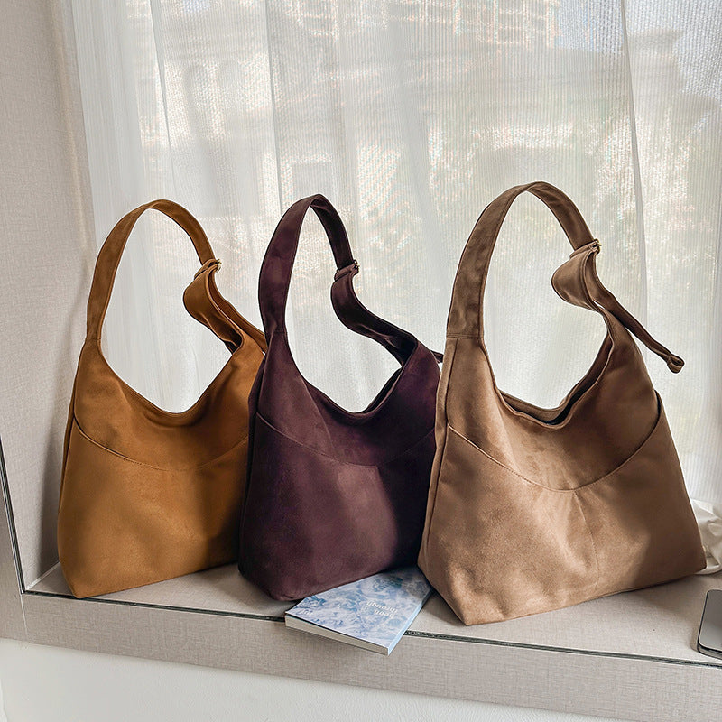 Wildleder Hobo Tasche