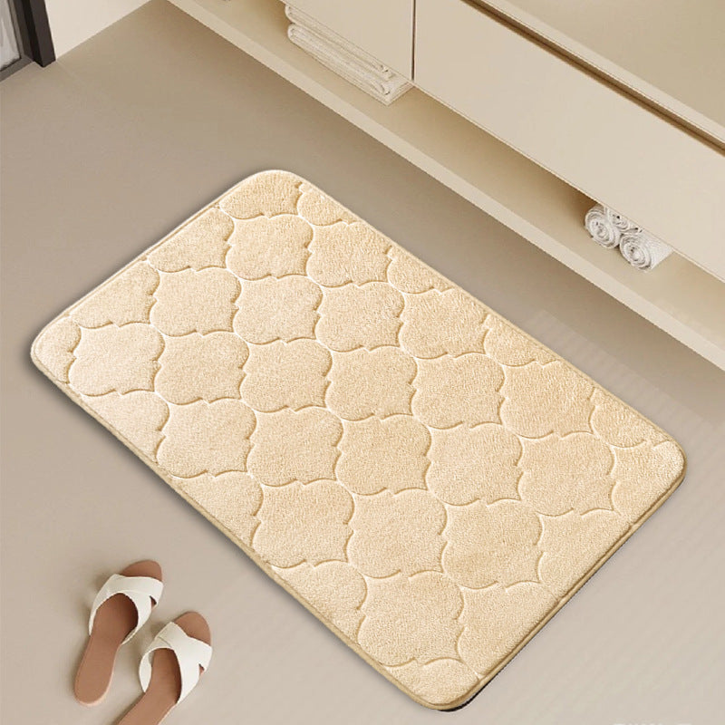 Weicher Plüsch-Memory-Foam-Badeteppich Brehn