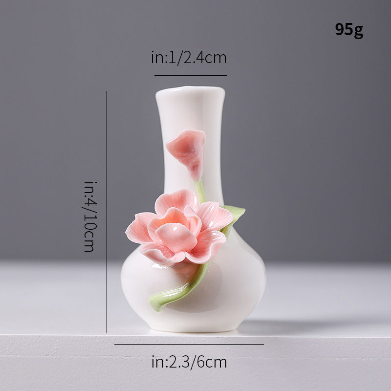 Florale Keramikvase