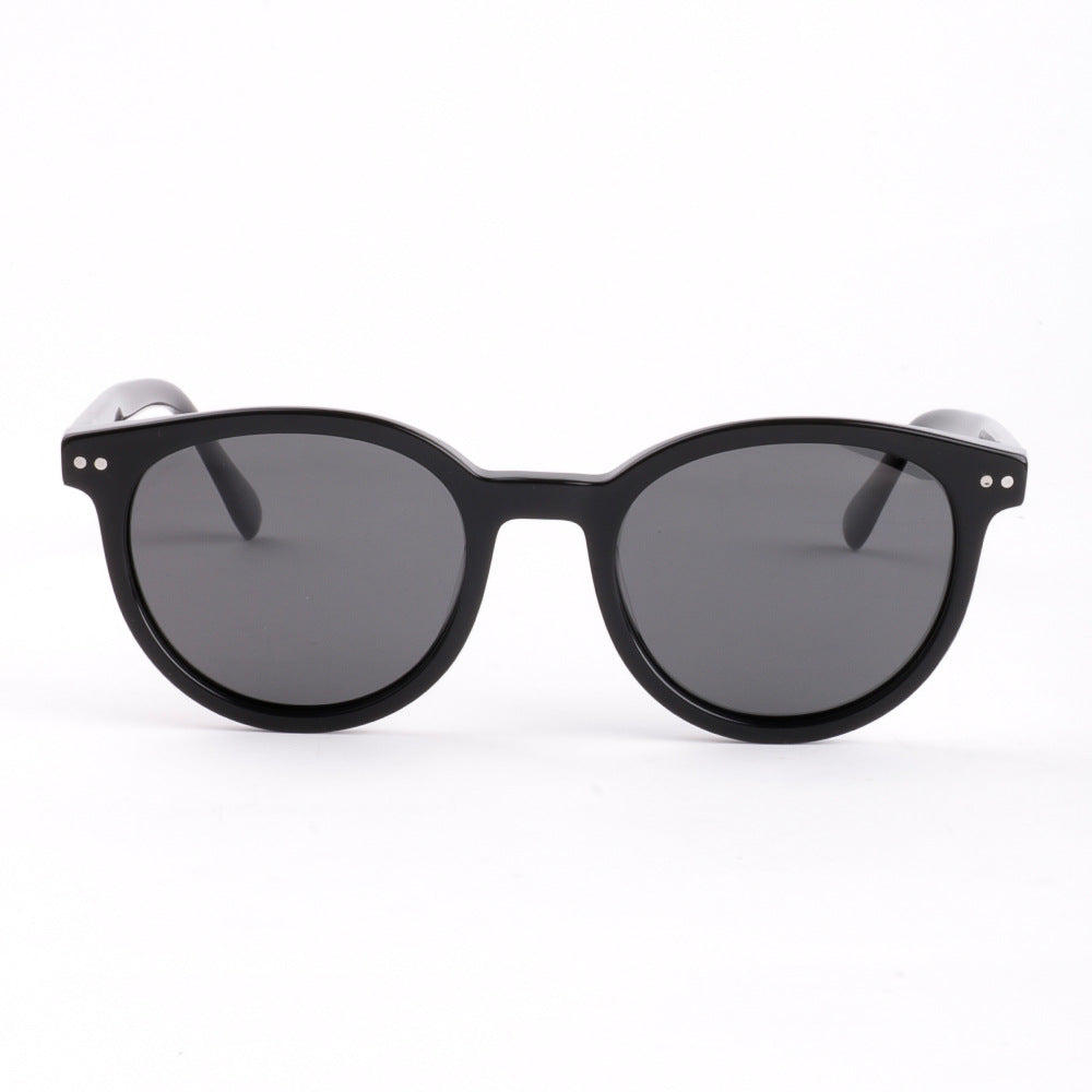Damen modische Sonnenbrille mit elegantem, transparentem Rahmen und hochgradigem UV-Schutz Brehn
