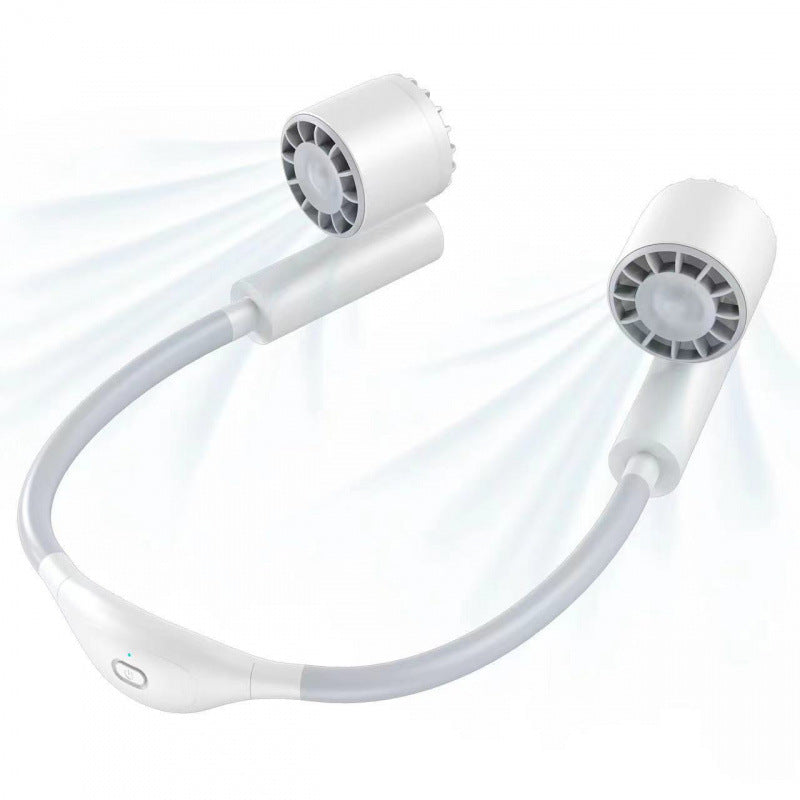 Kühlende kabellose dual-Head tragbare Nackenventilator mit einstellbarem Neigungswinkel geräuschlosen bürstenlosen Motoren Brehn