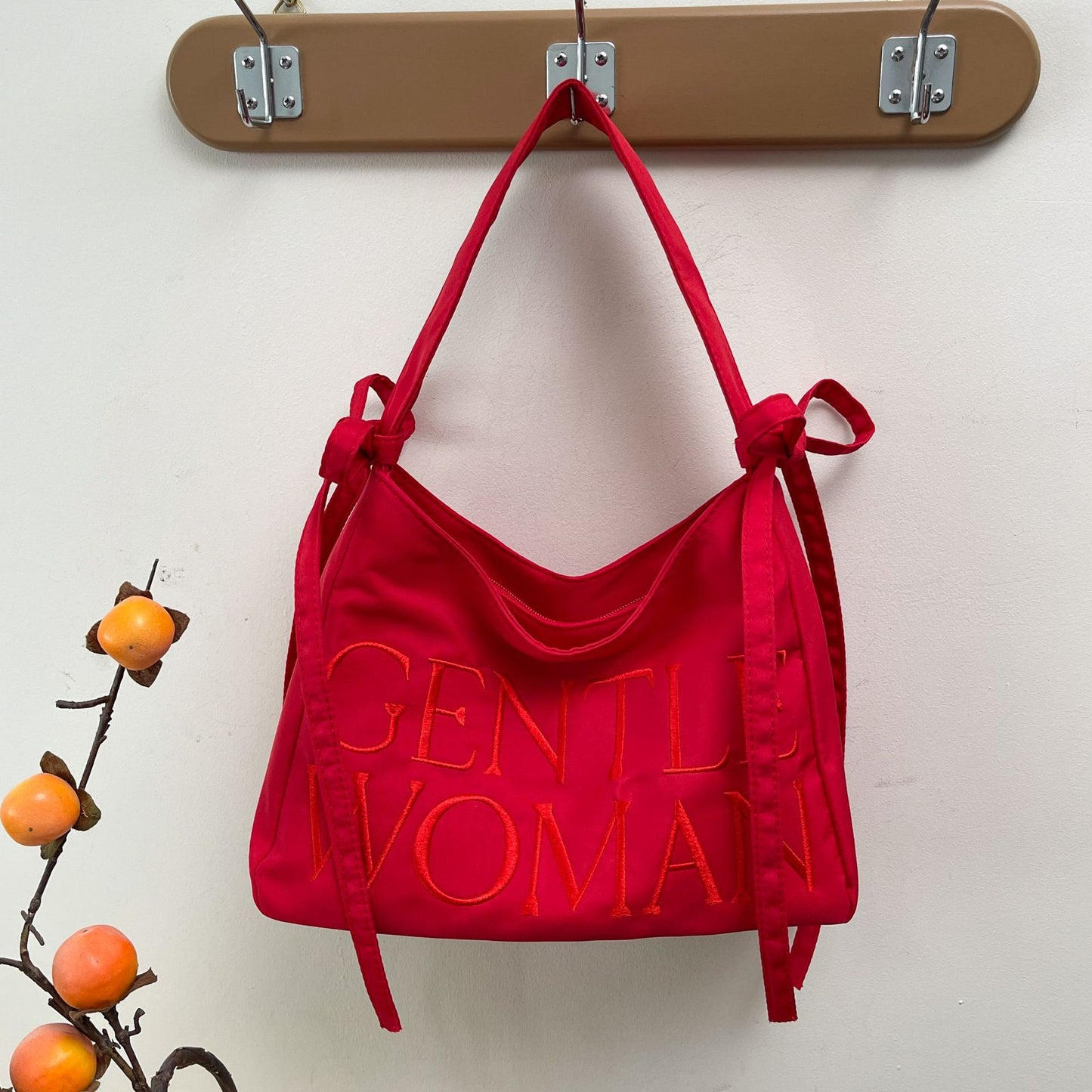 Stylische Satin Bucket Bag Brehn