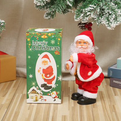 Lustige Weihnachtsmann Deko Figur Brehn