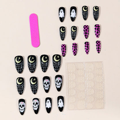 Halloween-Themen-Acryl-Nagelkunst-Set Brehn