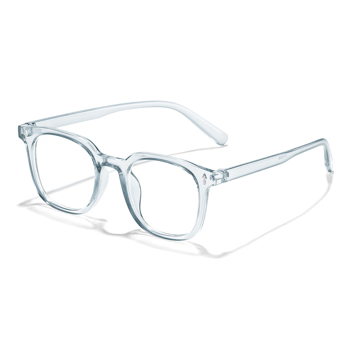 Damen modische Sonnenbrille mit transparentem Rahmen und UV-Schutz Brehn