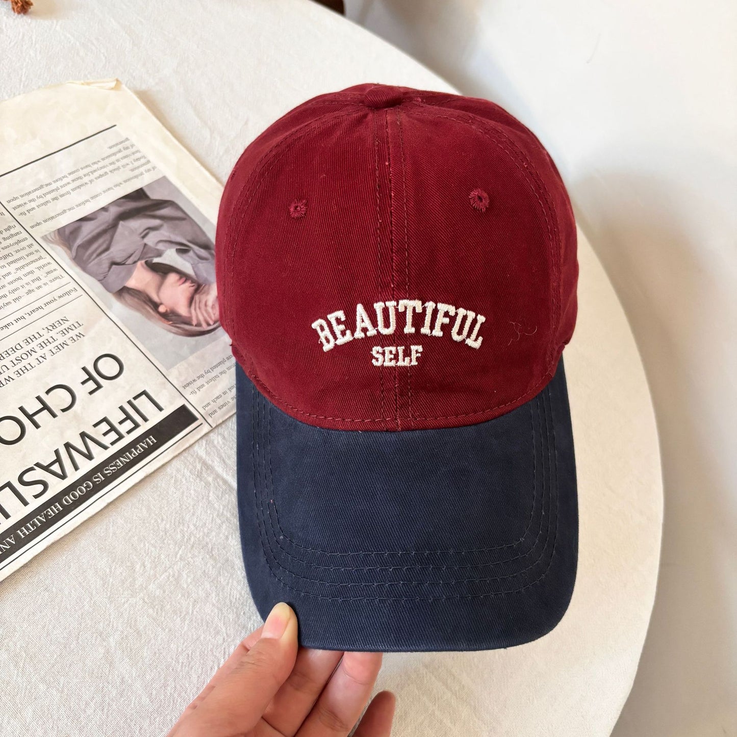 Damen Freizeit Verstellbare Statement Cap Brehn